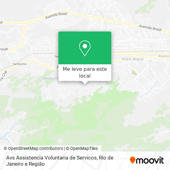 Avs Assistencia Voluntaria de Servicos mapa