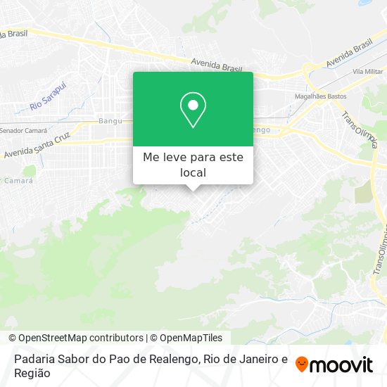 Padaria Sabor do Pao de Realengo mapa