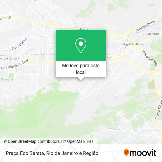 Praça Eco Barata mapa