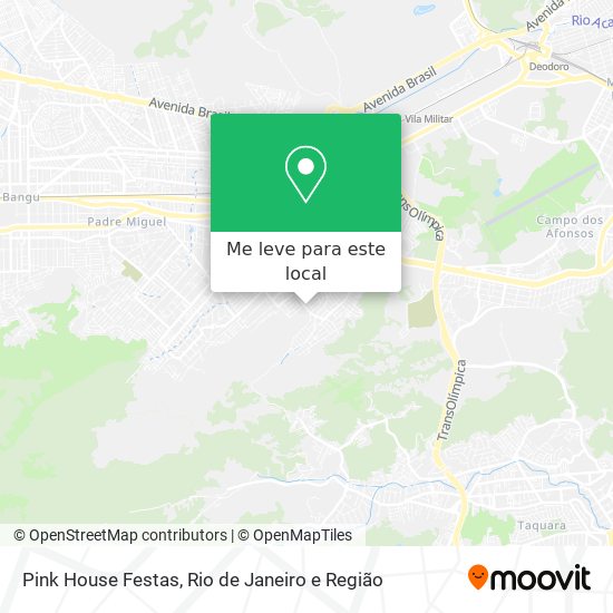 Pink House Festas mapa