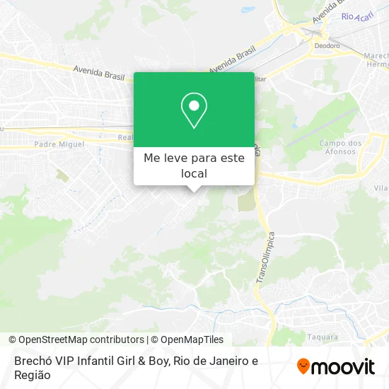Brechó VIP Infantil Girl & Boy mapa