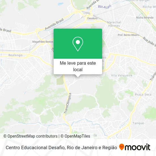Centro Educacional Desafio mapa