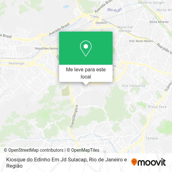 Kiosque do Edinho Em Jd Sulacap mapa
