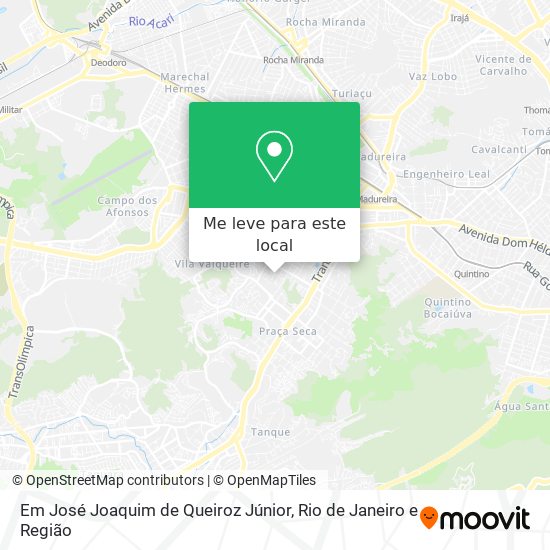 Em José Joaquim de Queiroz Júnior mapa