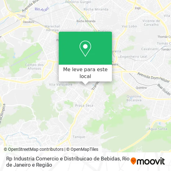 Rp Industria Comercio e Distribuicao de Bebidas mapa