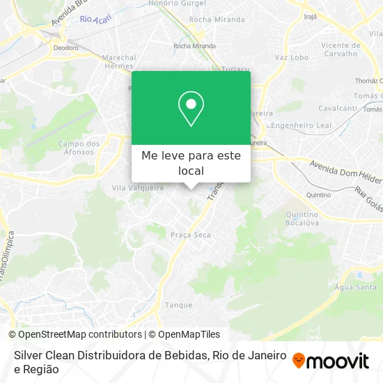 Silver Clean Distribuidora de Bebidas mapa