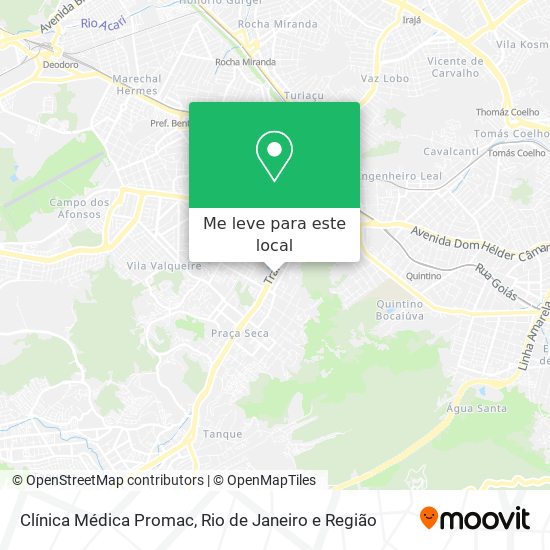 Clínica Médica Promac mapa