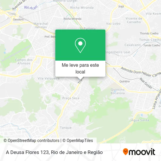 A Deusa Flores 123 mapa