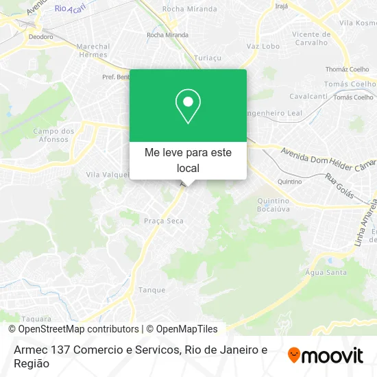 Armec 137 Comercio e Servicos mapa