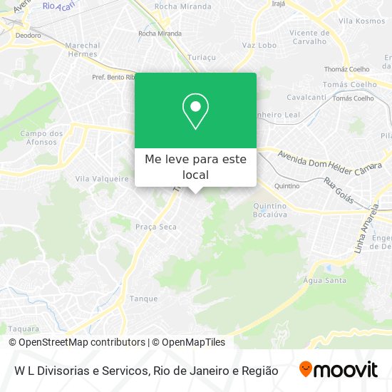 W L Divisorias e Servicos mapa