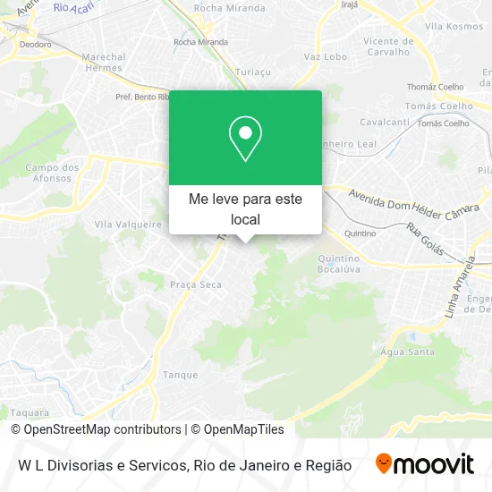 W L Divisorias e Servicos mapa