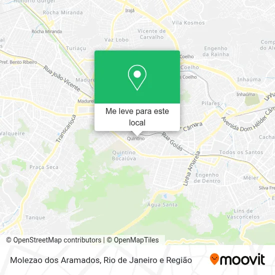 Molezao dos Aramados mapa