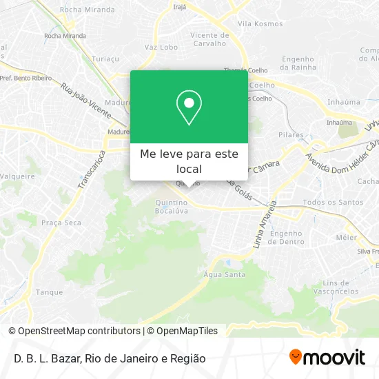 D. B. L. Bazar mapa
