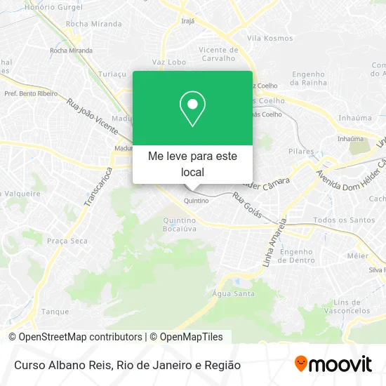 Curso Albano Reis mapa