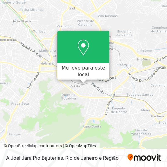 A Joel Jara Pio Bijuterias mapa