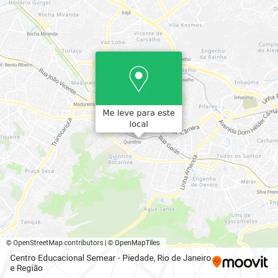 Centro Educacional Semear - Piedade mapa