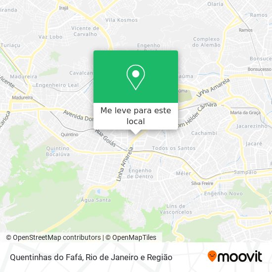 Quentinhas do Fafá mapa