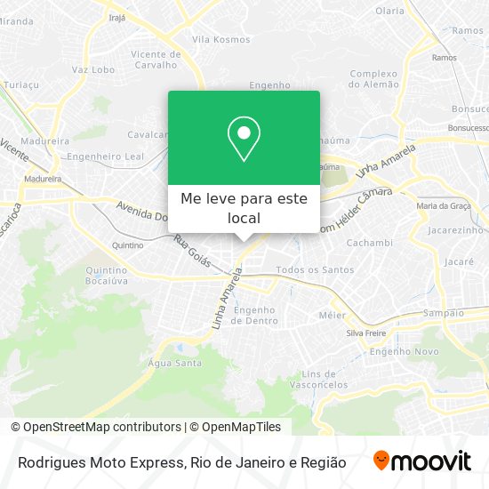 Rodrigues Moto Express mapa