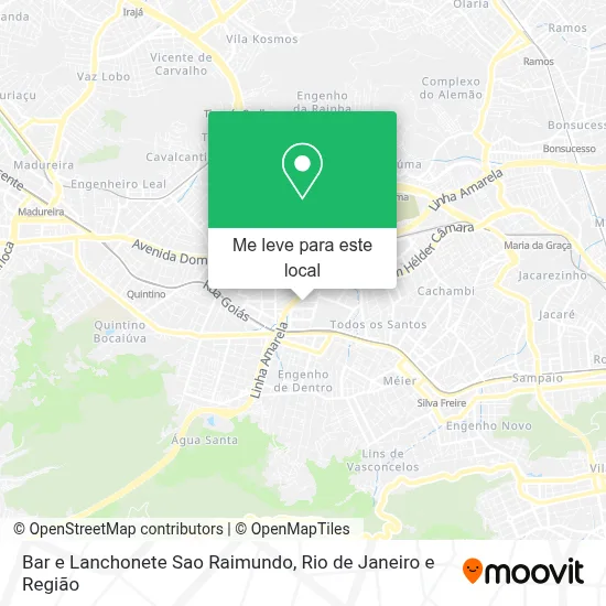 Bar e Lanchonete Sao Raimundo mapa