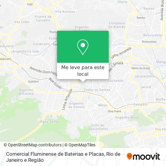 Comercial Fluminense de Baterias e Placas mapa