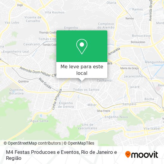 M4 Festas Producoes e Eventos mapa