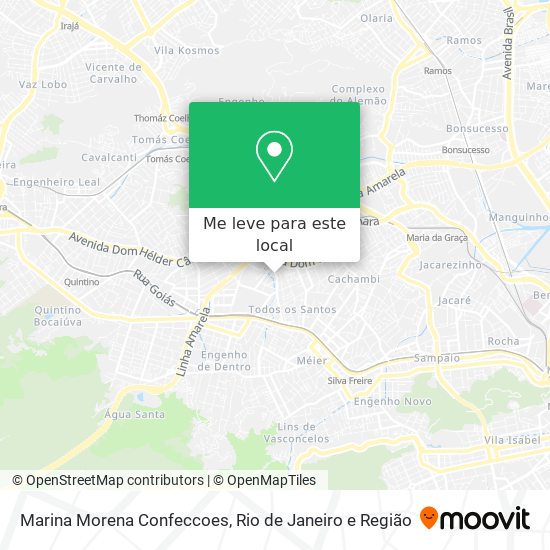 Marina Morena Confeccoes mapa