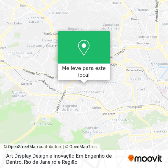 Art Display Design e Inovação Em Engenho de Dentro mapa