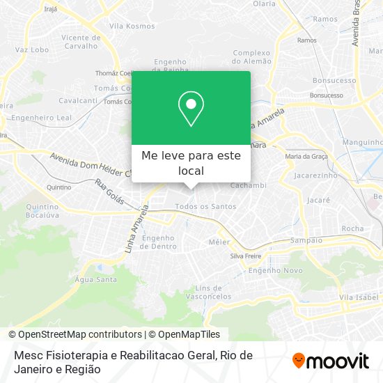 Mesc Fisioterapia e Reabilitacao Geral mapa