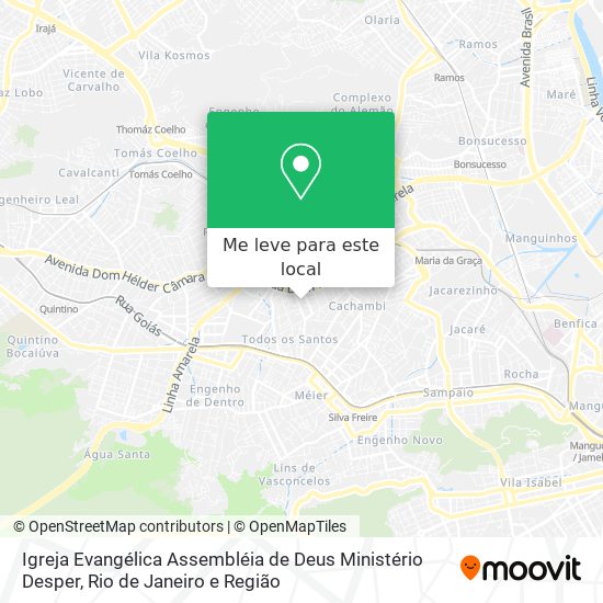 Igreja Evangélica Assembléia de Deus Ministério Desper mapa