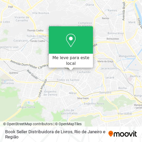 Book Seller Distribuidora de Livros mapa