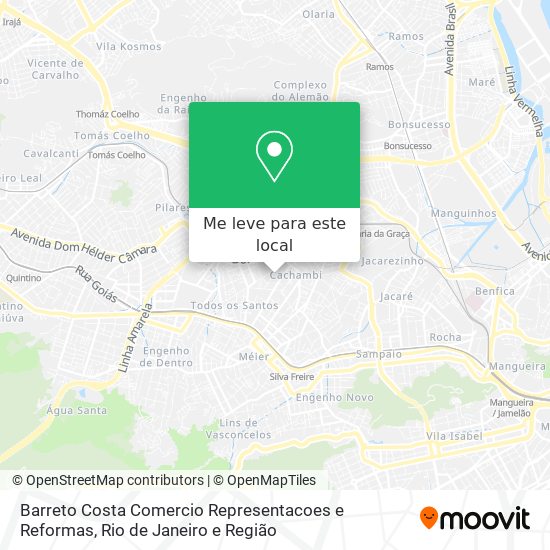 Barreto Costa Comercio Representacoes e Reformas mapa