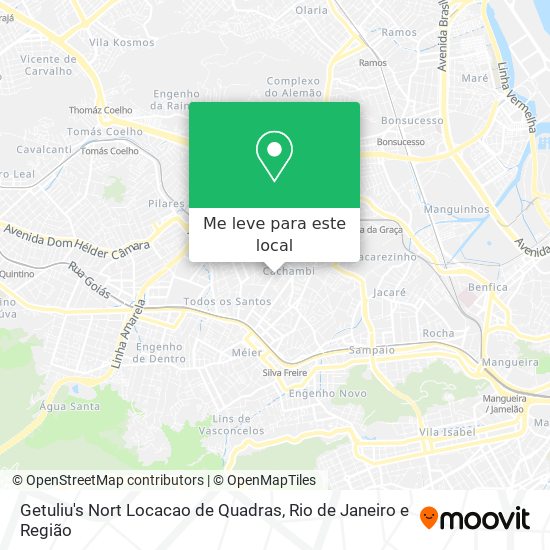 Getuliu's Nort Locacao de Quadras mapa
