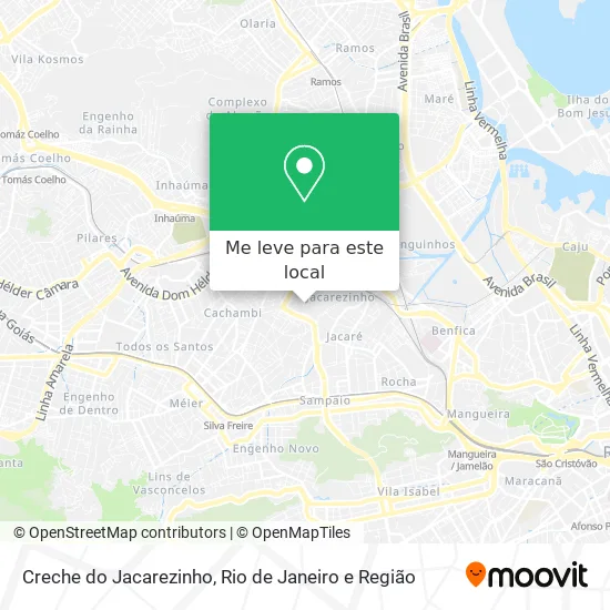 Creche do Jacarezinho mapa