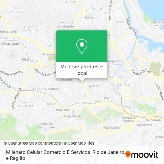Milenato Celular Comercio E Servicos mapa