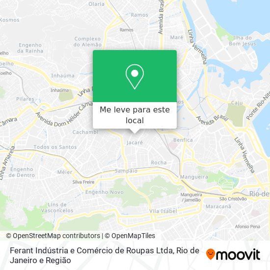 Ferant Indústria e Comércio de Roupas Ltda mapa