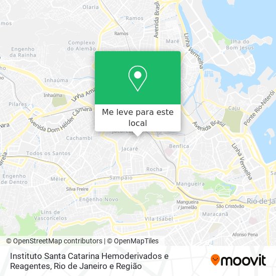 Instituto Santa Catarina Hemoderivados e Reagentes mapa