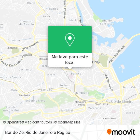 Bar do Zé mapa