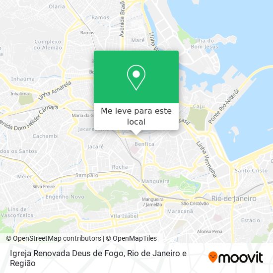 Igreja Renovada Deus de Fogo mapa