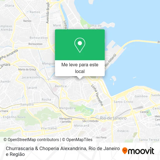 Churrascaria & Choperia Alexandrina mapa