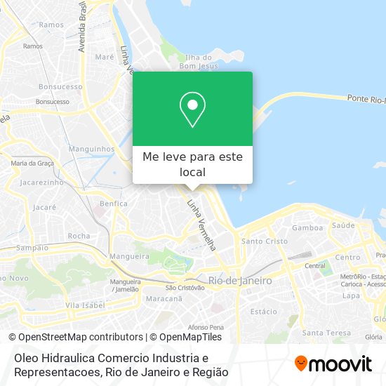 Oleo Hidraulica Comercio Industria e Representacoes mapa