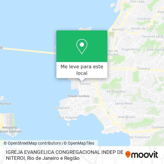 IGREJA EVANGELICA CONGREGACIONAL INDEP DE NITEROI mapa