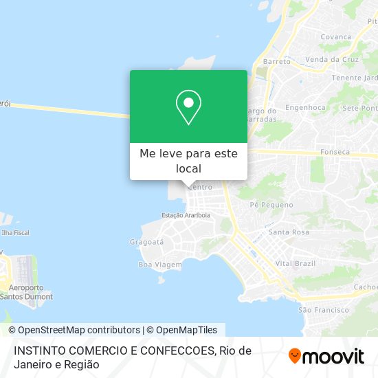 INSTINTO COMERCIO E CONFECCOES mapa