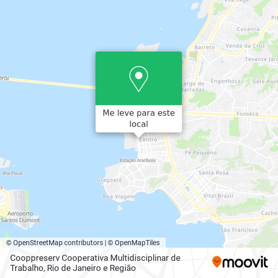 Cooppreserv Cooperativa Multidisciplinar de Trabalho mapa