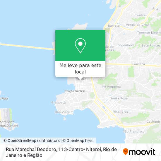 Rua Marechal Deodoro, 113-Centro- Niteroi mapa