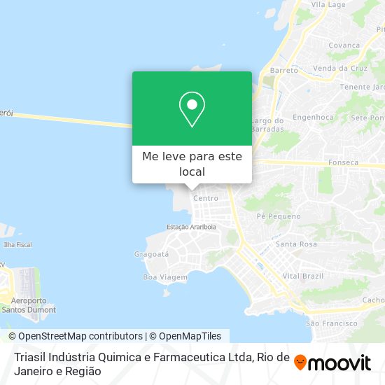 Triasil Indústria Quimica e Farmaceutica Ltda mapa