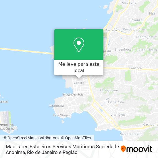 Mac Laren Estaleiros Servicos Maritimos Sociedade Anonima mapa