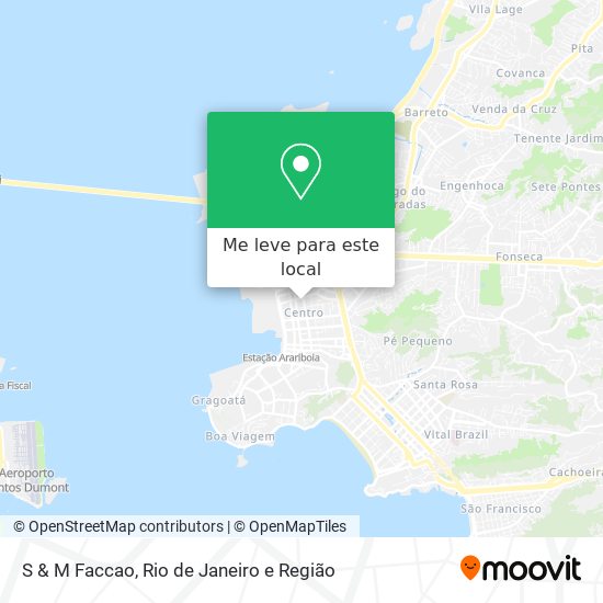 S & M Faccao mapa