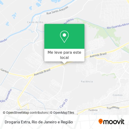 Drogaria Extra mapa
