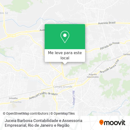 Juceia Barbosa Contabilidade e Assessoria Empresarial mapa