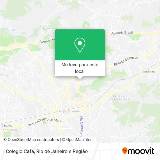 Colegio Cafa mapa